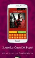 Guess La Casa Del Papel APK 屏幕截图图片 #3