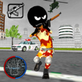 Miami Stickman Offroad Army Rope Hero Simulator Apk