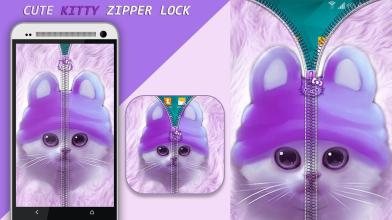 Cute Kitty Zipper Lock APK Download for Android