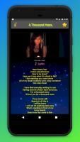 A THOUSAND YEARS - Christina Perri - Video Lyrics APK capture d'écran Thumbnail #1