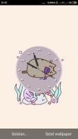 Pusheen Clock Live Wallpaper APK capture d'écran Thumbnail #6