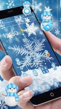 Frozen snowflakes theme snowman cartoon wallpaper APK Download for Android