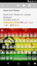 Rasta Love Emoji Keyboard Skin APK Download for Android